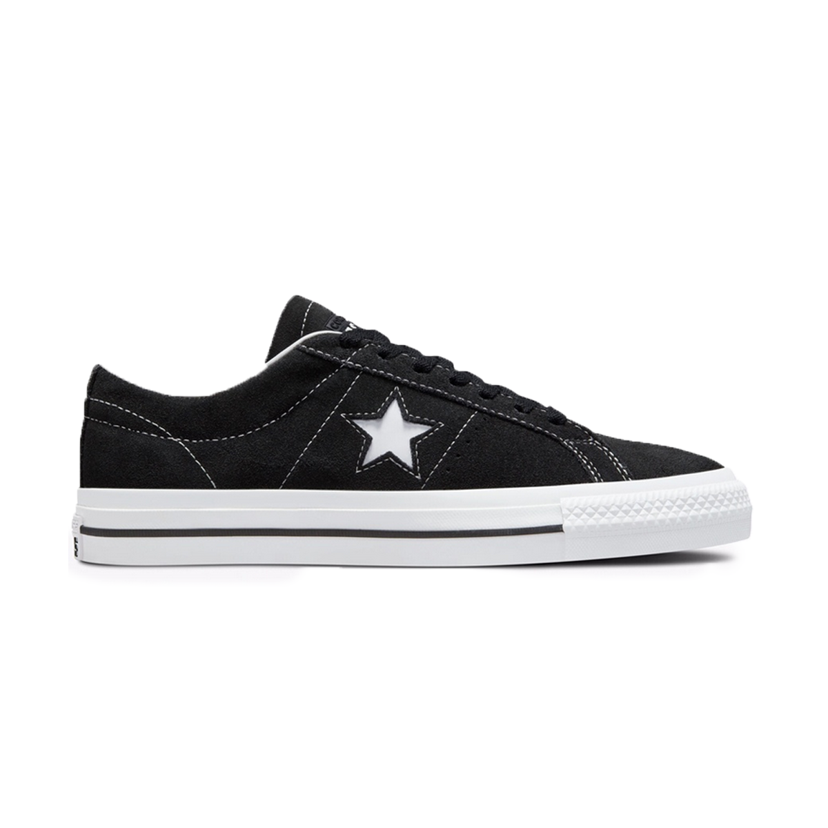 CONVERSE ONE STAR PRO SUEDE OX BLACK